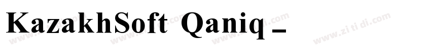 KazakhSoft Qaniq字体转换 KazakhSoft Qaniq字体转换